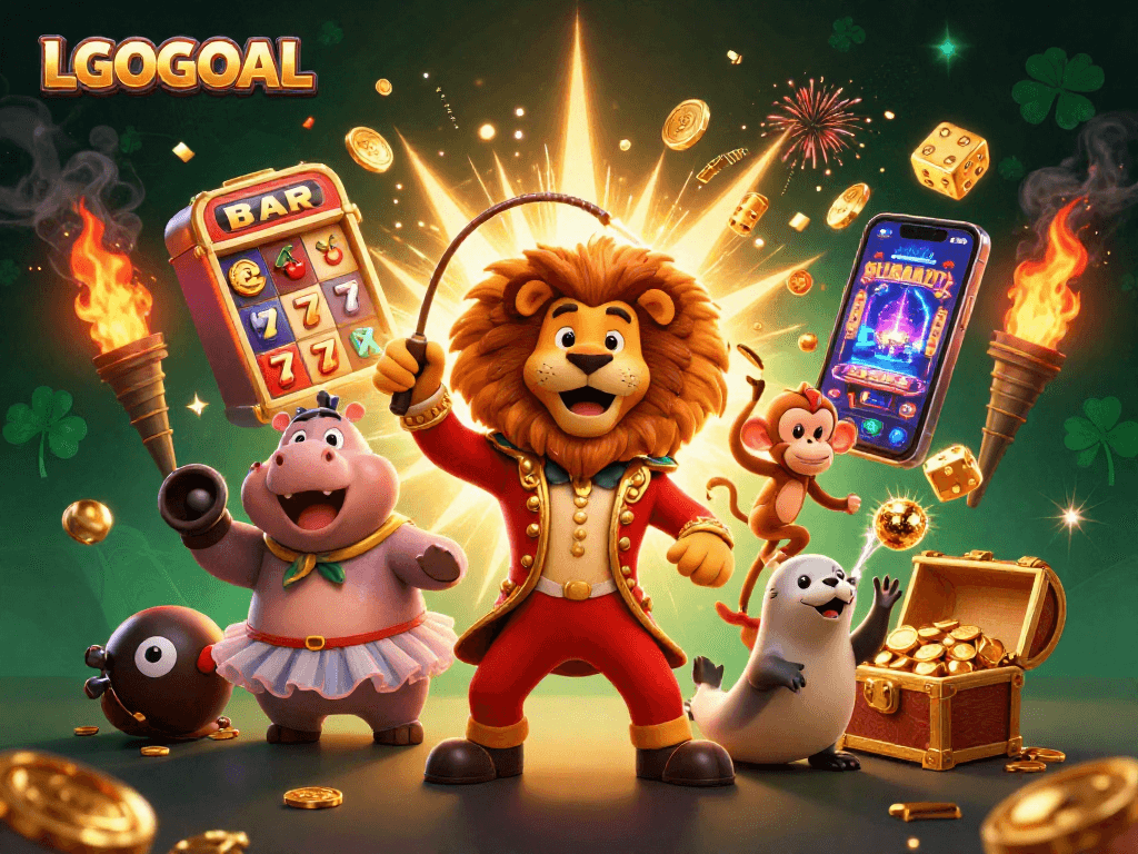 Spin to win with LGOGOAL's exciting games and characters, enhancing your casino experience.