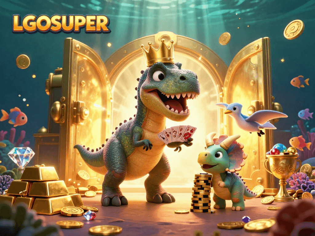 Engage with LGOSUPER's thrilling fish shooting game featuring colorful sea creatures in an underwater world.