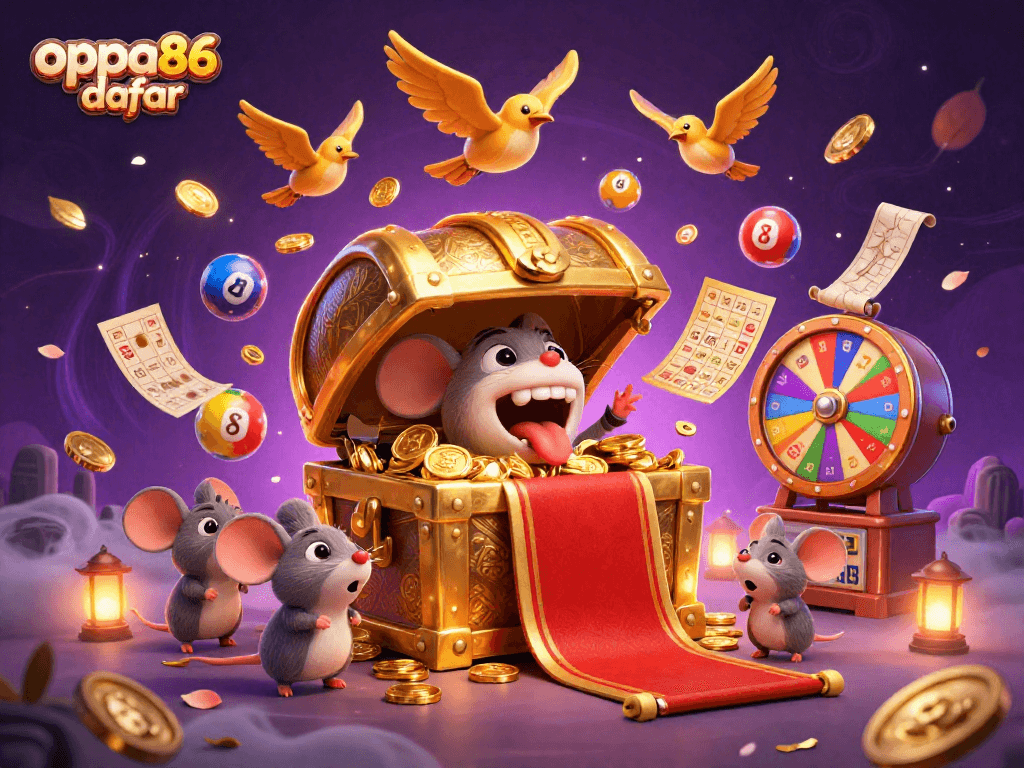 Engage with oppa86 daftar's vibrant gaming scene showcasing thrilling lottery elements and casino excitement.
