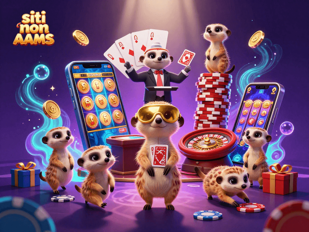 Gioca ai siti non AAMS con un casinò di suricati dinamico e avvincente, pieno di dettagli.