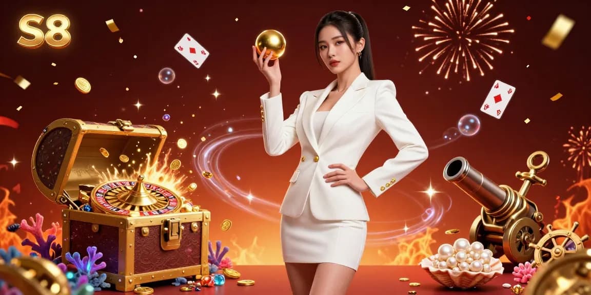 S8 players engage with golden roulette in a vibrant casino setting, showcasing luxury and excitement.