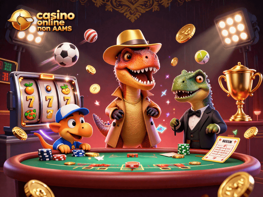 Vincere scommettendo in un casino online non AAMS con un velociraptor e un stegosaurus al tavolo