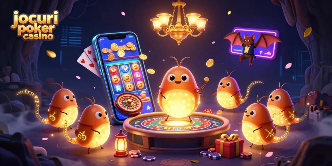 Joacă jocuri poker casino cu un dealer deghizat, iluminat de bătăi luminoase în acest cazinou fascinant.