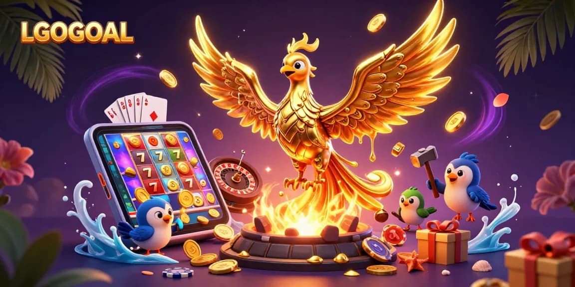 Experience winning with LGOGOAL, where golden phoenix and dynamic slot games meet excitement.