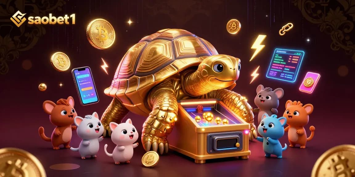 Engage in thrilling gameplay with saobet1, featuring a vibrant casino scene filled with excitement and gaming elements.