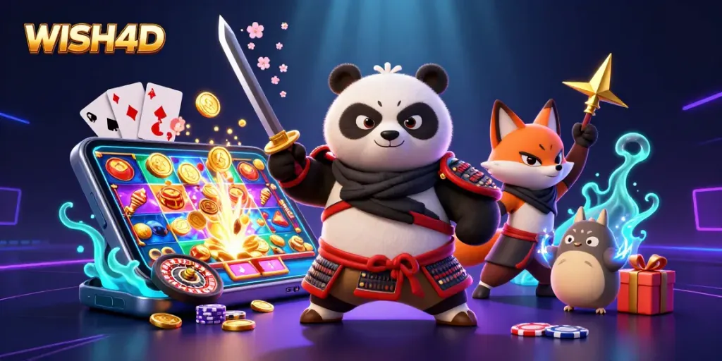 WISH4D invites players to engage with a dynamic gaming experience featuring vibrant visuals and thrilling elements.