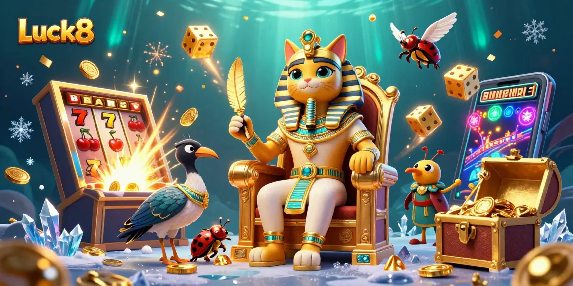 Spin the Luck8 slot machine for a chance to win big with golden coins and jackpots!