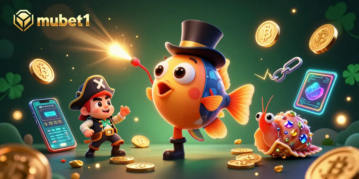 Win big with mubet1 in this vibrant underwater casino adventure featuring golden coins and excited sea creatures.