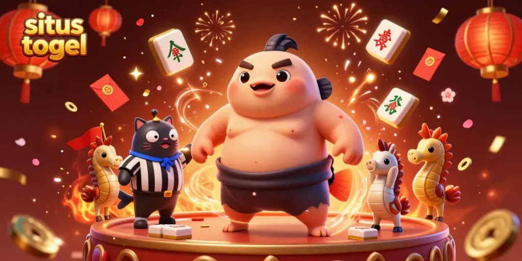 Experience the explosive fun of situs togel with dynamic characters and vibrant casino elements.