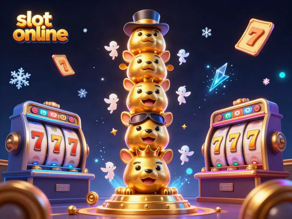 Engage with exciting slot online action in a vibrant casino-themed illustration.
