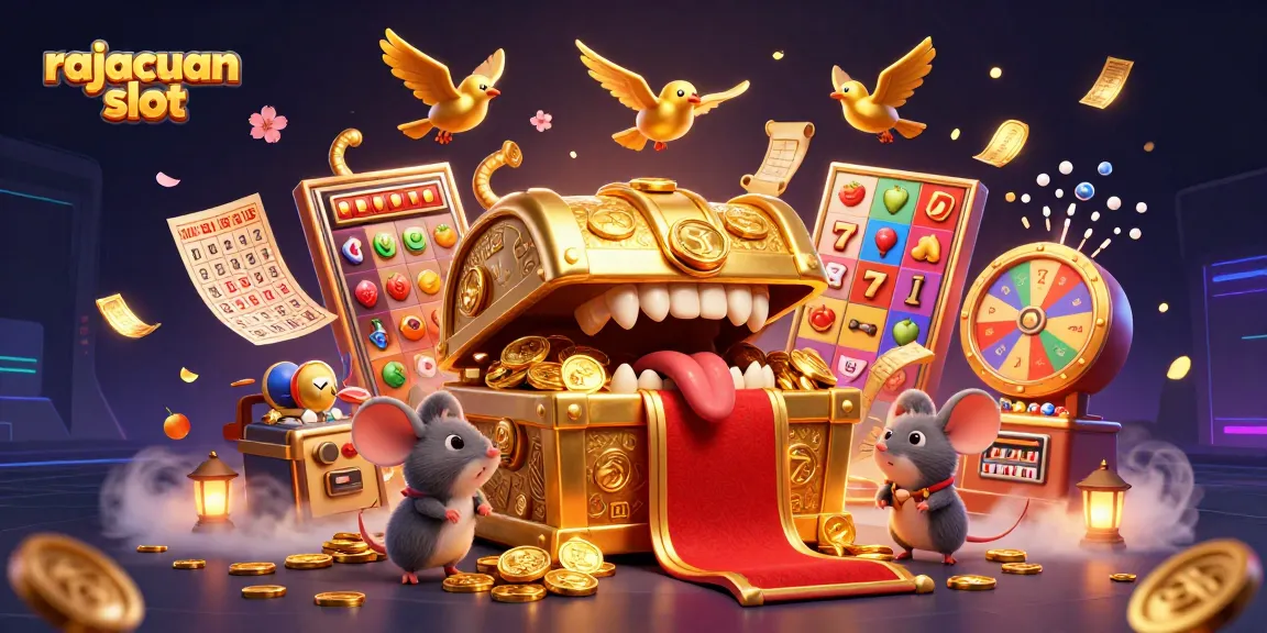 Engage with exciting rajacuan slot gameplay as animated characters entice players with rewards.