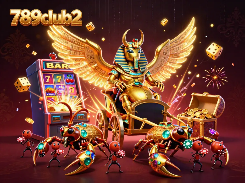 Experience fantastic jackpots at 789club2 with this dynamic casino scene featuring 3D cartoon characters and exciting game elements.