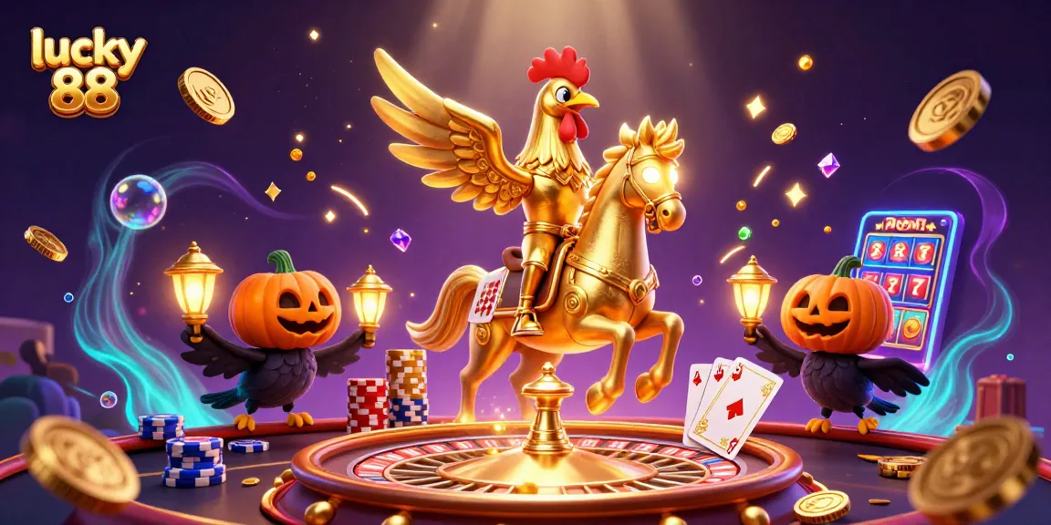 Experience big wins with lucky 88 slot gameplay amidst cascading coins and vibrant symbols.