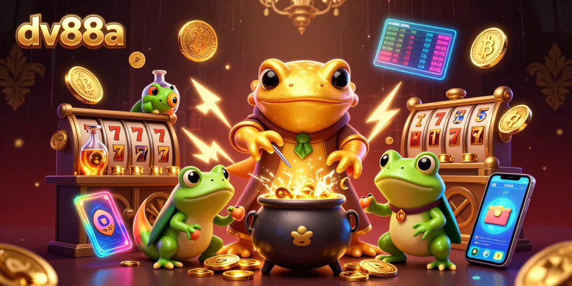 Engage in thrilling gameplay at dv88a, featuring vibrant scenes of gold coin transmutation and immersive slots.