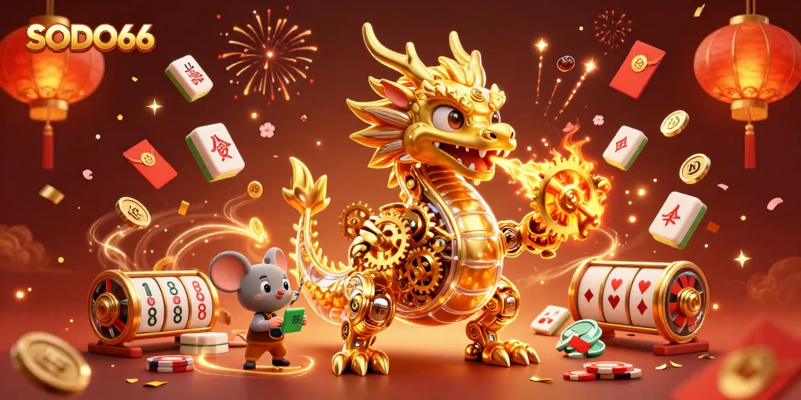 SODO66 players engage with thrilling 3D dragon-themed casino games in an interactive atmosphere.