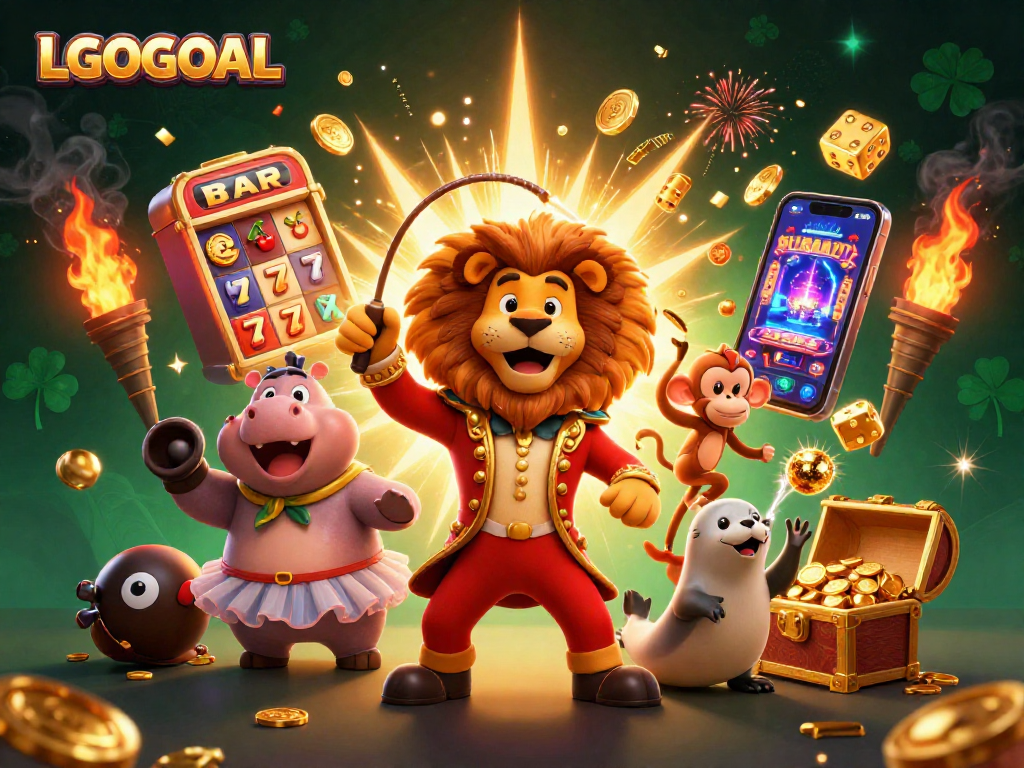 Spin to win with LGOGOAL's exciting games and characters, enhancing your casino experience.