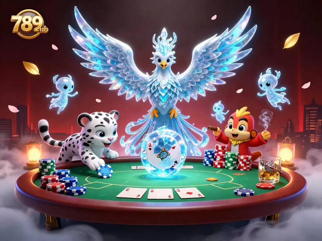 Experience thrilling gameplay at 789club with vibrant 3D casino characters and poker action.
