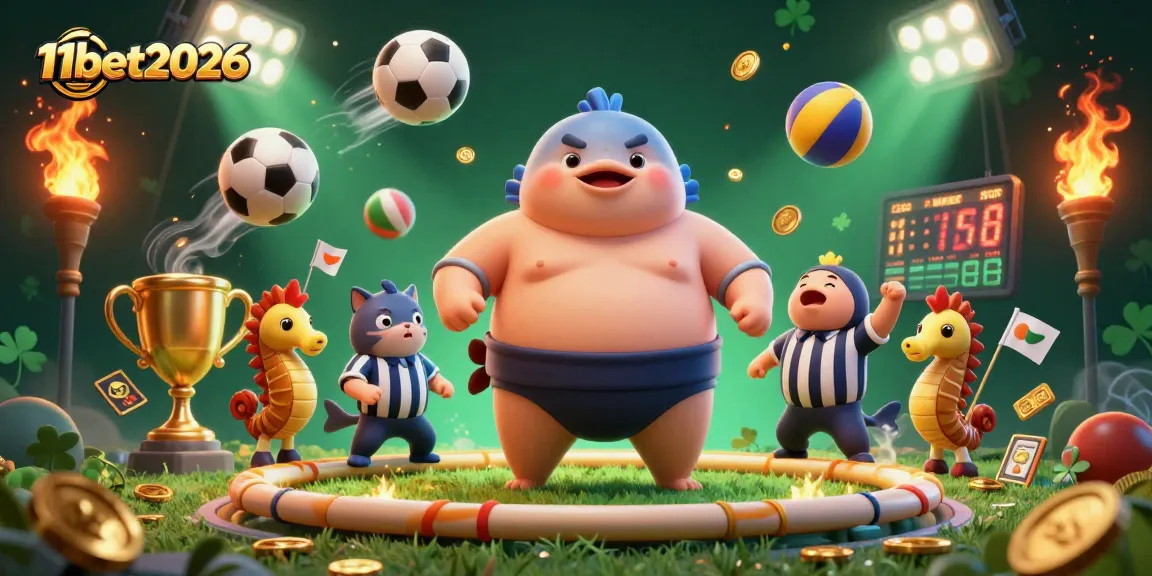 Experience exciting gameplay with 11bet2026, featuring an underwater betting arena filled with vibrant characters.