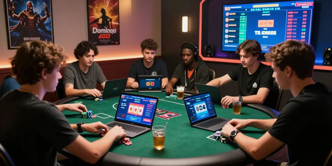 Exciting online poker game session for Daftar Domino8 players showcasing fun and competitive atmosphere.
