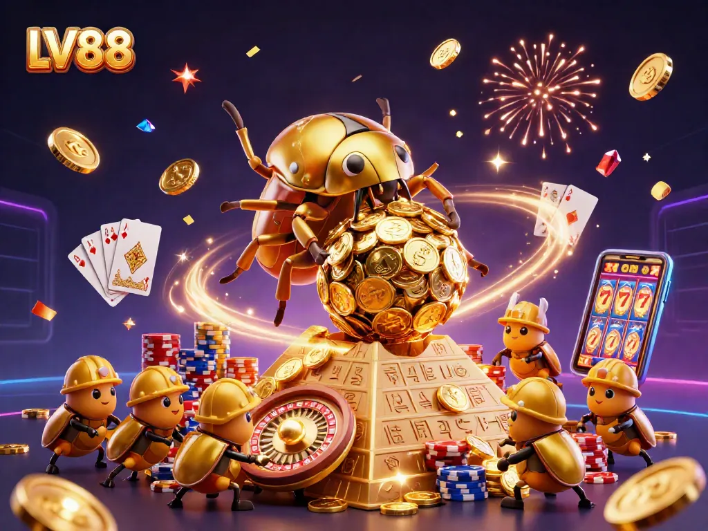 Experience the excitement of LV88 by winning big with vibrant casino elements and thrilling gameplay.