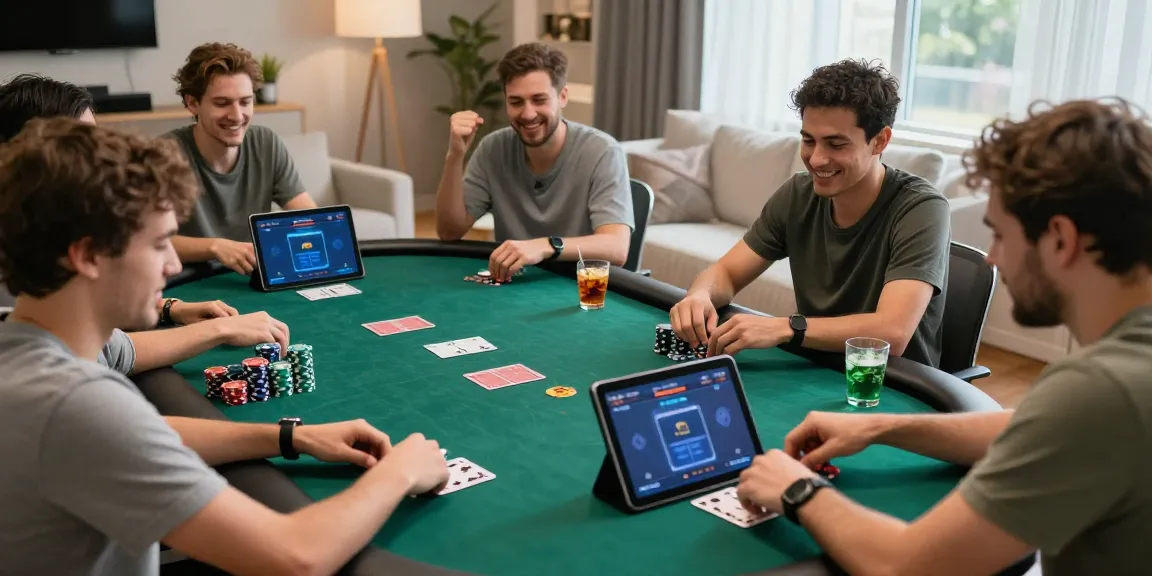 Situs Poker Uang Asli Dewapoker online poker players enjoying a lively virtual game night.