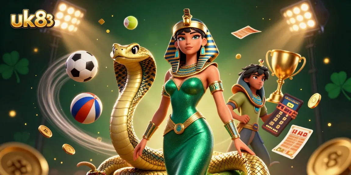 Experience the excitement with uk88 in this vibrant gambling scene filled with sports elements and rich details.