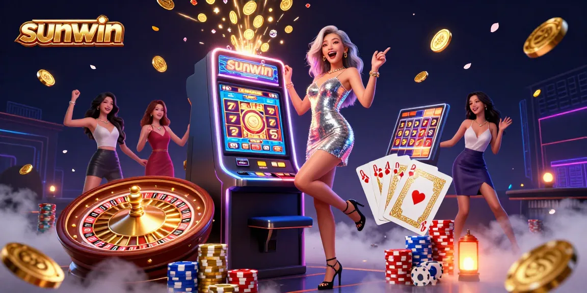 Experience jackpot excitement at sunwin casino with dynamic gaming elements and a celebratory atmosphere.