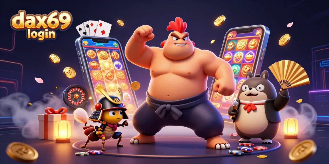 Jelajahi pengalaman bermain di dax69 login dengan ilustrasi 3D yang kaya dan interaktif pada slot online.