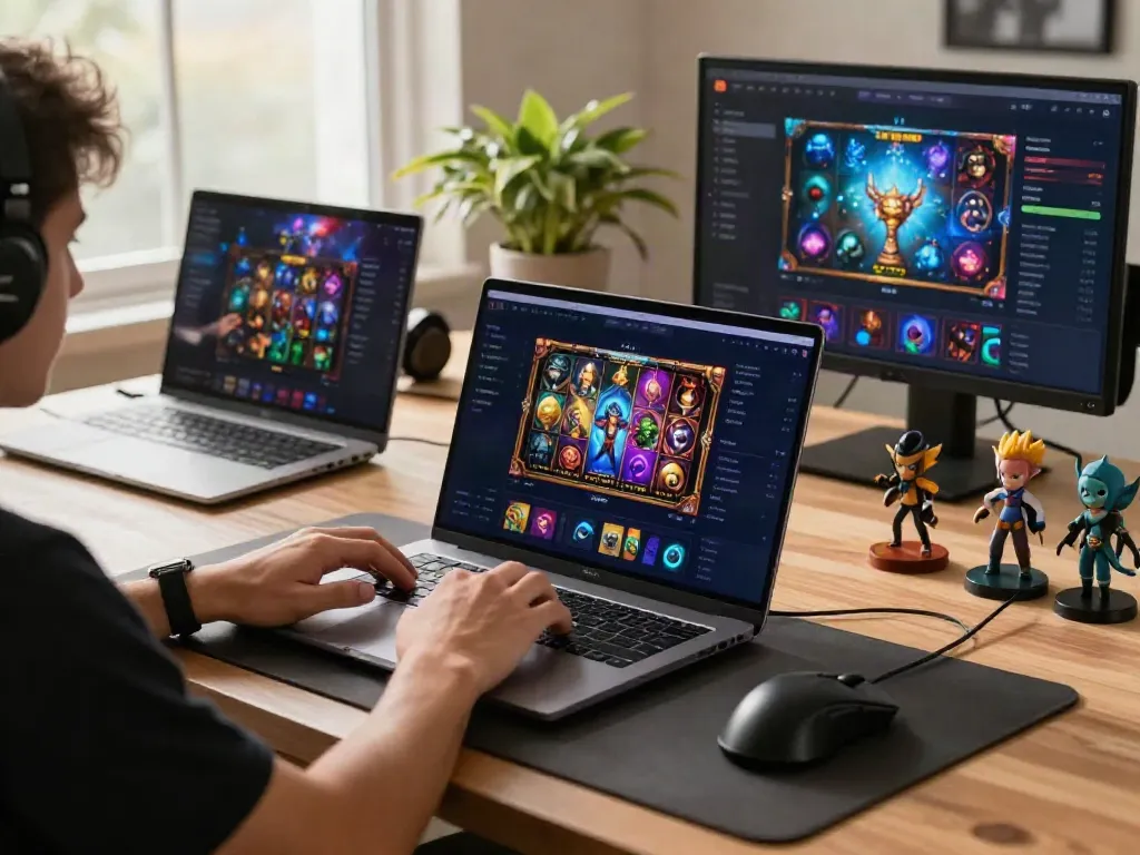 Interactive gaming experience on QQMacan platform, showcasing user engagement and exciting slot games.