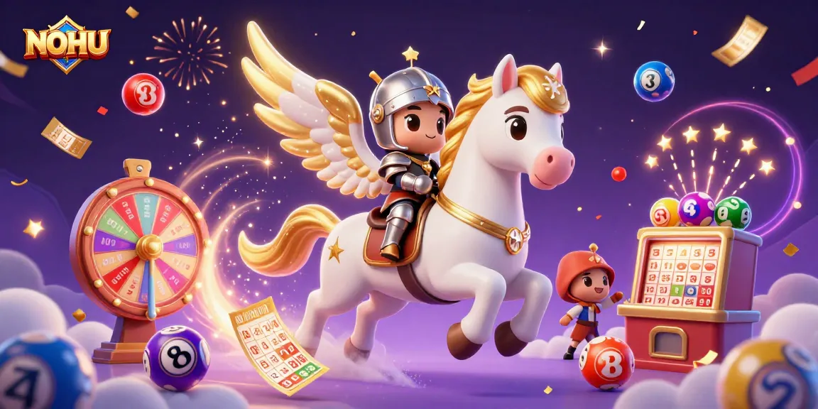 Engaging NOHU gaming scene showcasing vibrant lottery dynamics and enchanting characters in action.