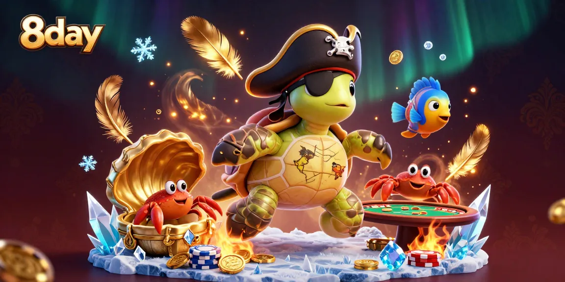 Experience thrilling gameplay at 8day with vibrant casino elements and exciting animated characters.