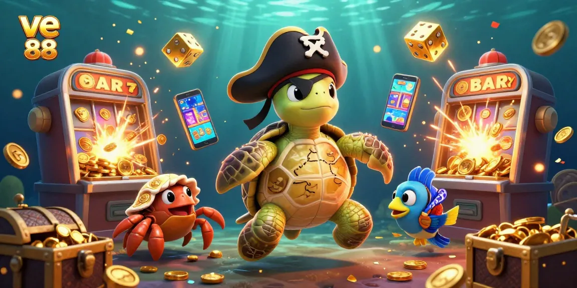 Engage in thrilling gaming adventures with ve 88, featuring dynamic 3D pirate-themed characters and vibrant slots.