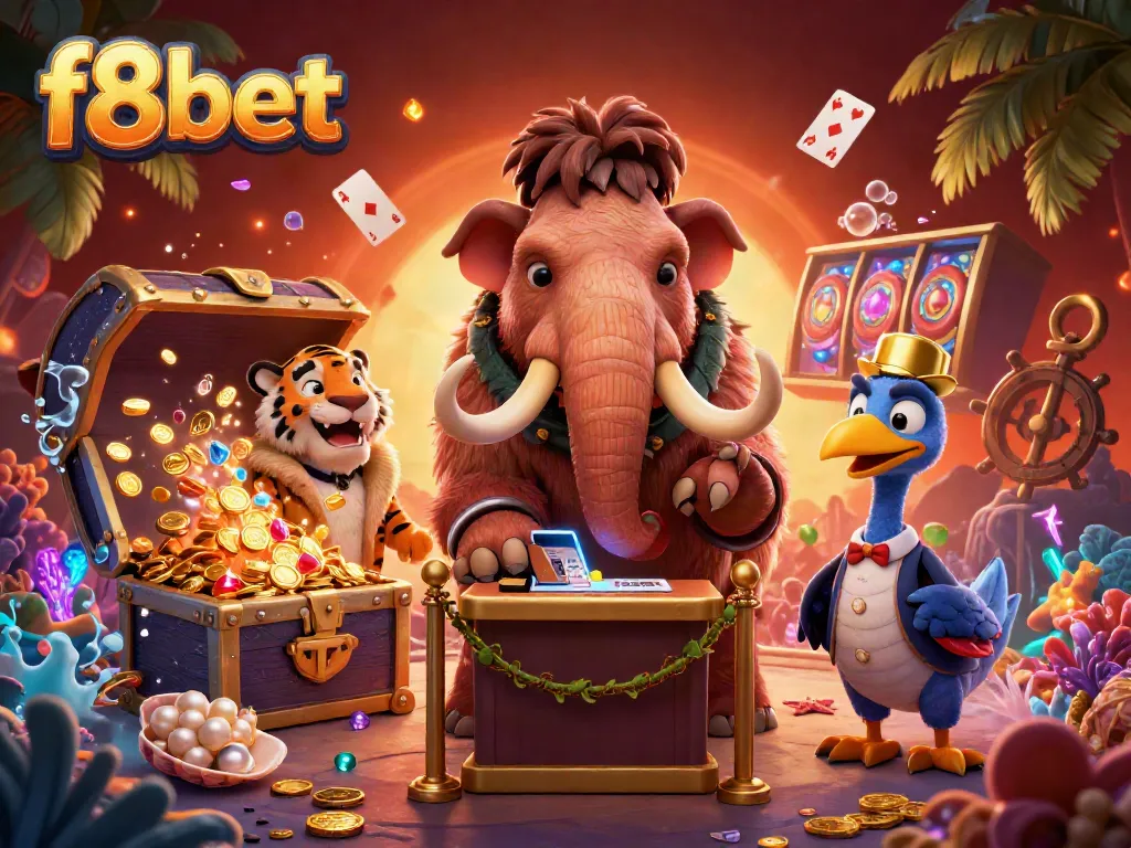 Experience exciting gameplay at f8bet featuring vibrant characters and casino elements.