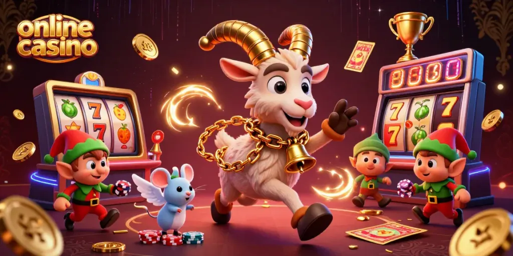 Disfruta en un casino en línea con personajes fantásticos y emocionantes elementos de juego.