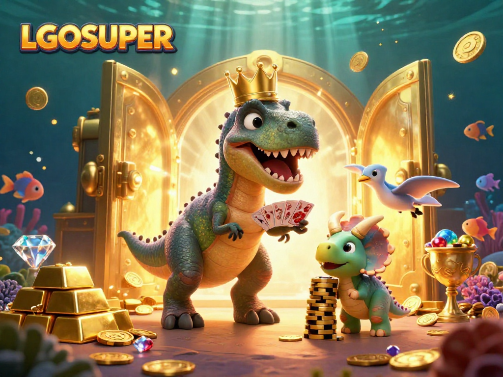 Engage with LGOSUPER's thrilling fish shooting game featuring colorful sea creatures in an underwater world.