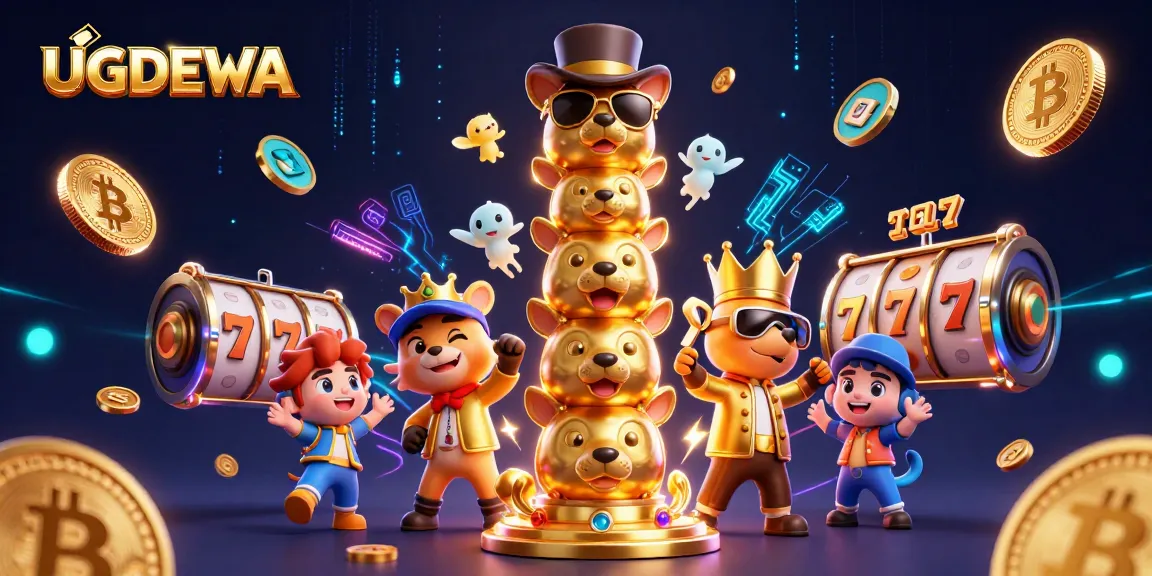 Spin the reels on UGDEWA for thrilling adventures with vibrant 3D casino artwork featuring a golden totem pole.