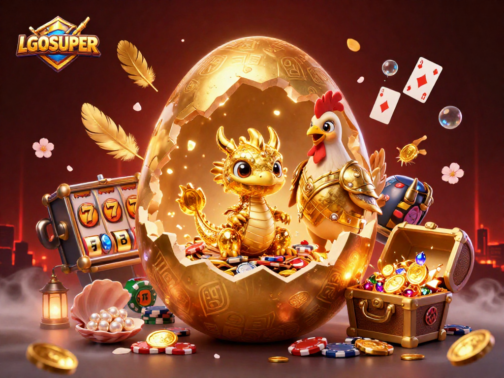 Experience the thrill of winning with LGOSUPER, featuring exciting slots and vibrant gaming elements!