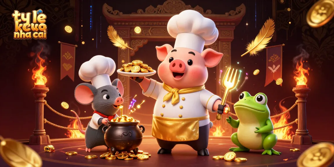 Experience thrilling ty le keo nha cai insights with our gourmet casino scene featuring lively characters and dynamic elements.