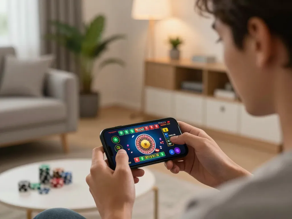 Engaging in an exciting mantra88 roulette game on mobile, showcasing strategic gameplay.