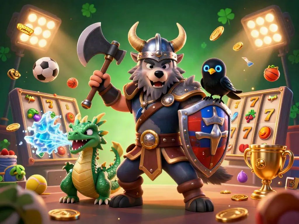 Experience exciting slot gacor gameplay with dynamic characters and vibrant casino elements.