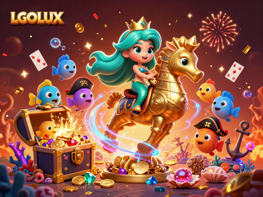 Experience high chances of winning at LGOLUX with vibrant mermaid adventures and treasure-filled gaming fun.