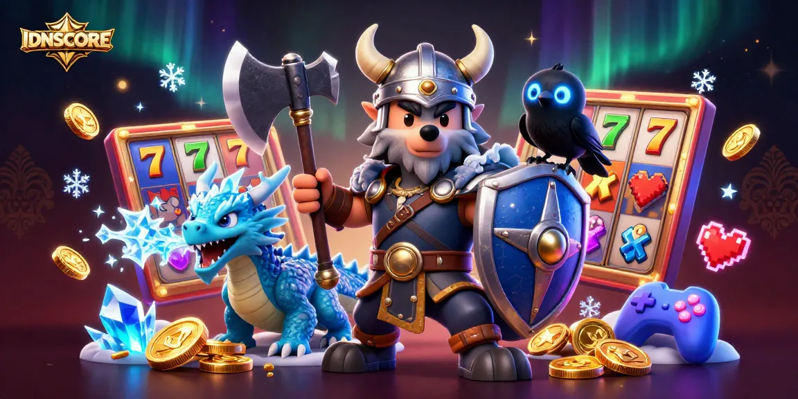 Experience thrilling slot gameplay with IDNSCORE in a vibrant and dynamic gaming scene.