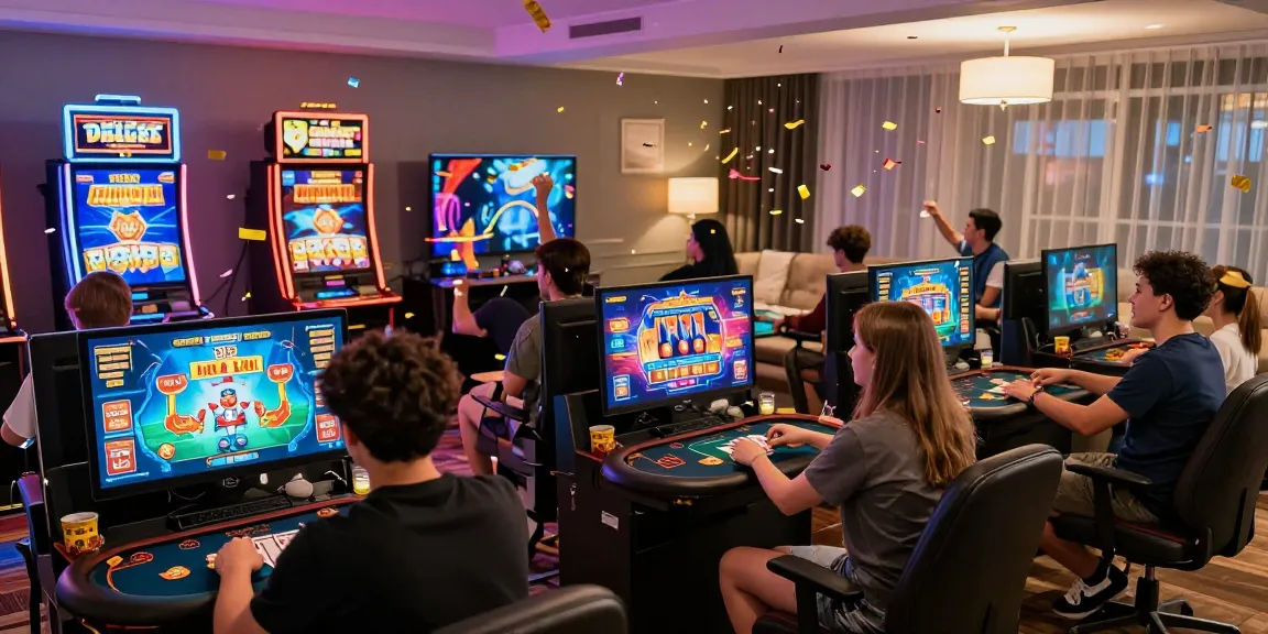 Exciting online gaming moment on Yo88, showcasing players enjoying card games and slots.