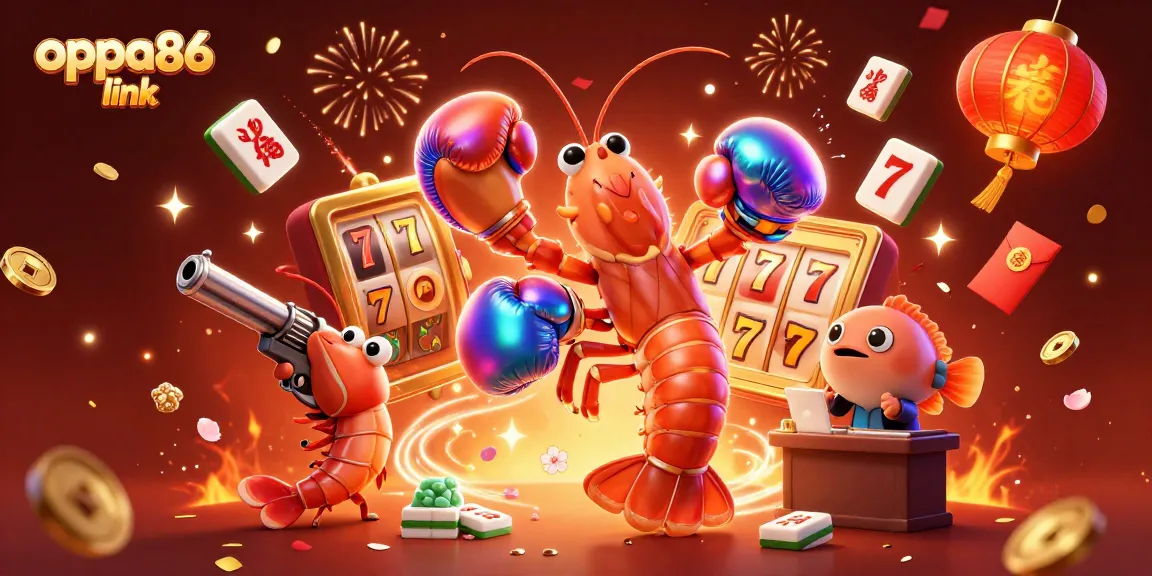 Engage in thrilling gameplay with oppa86 link, featuring vibrant casino elements and lively characters.