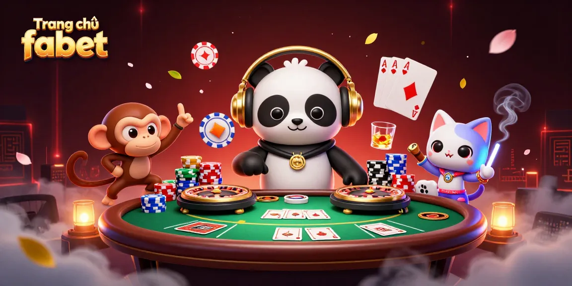 Experience the vibrant energy of Trang chủ fabet with a dynamic gambling scene featuring engaging characters.