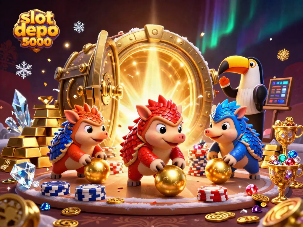 Experience thrilling gameplay with slot depo 5000 and witness epic wins amidst golden treasure!