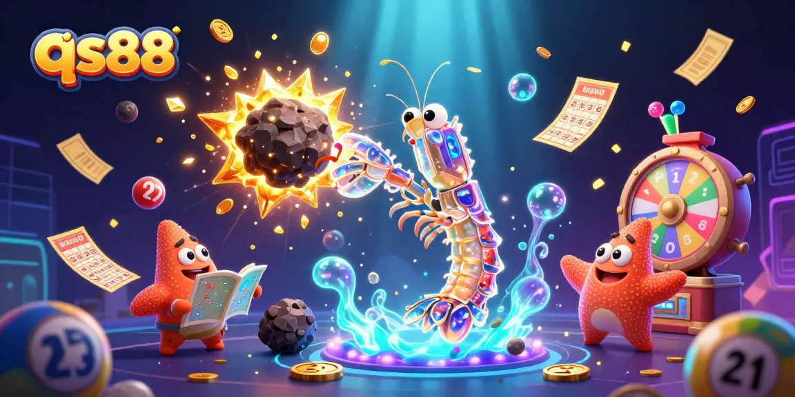 Experience qs88 with vibrant casino action featuring galactic samurai and golden ticket confetti.