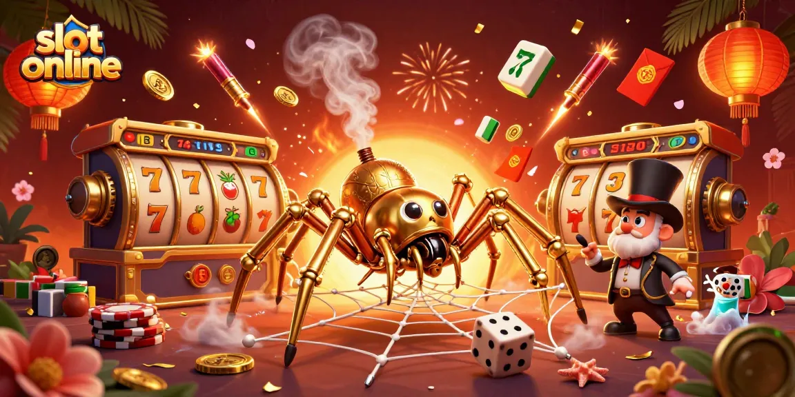 Experience slot online excitement with a 3D steampunk scene of spinning reels and exhilarating winnings.