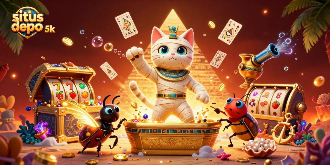 Experience the thrill of situs depo 5k with engaging slot games and vibrant casino visuals.